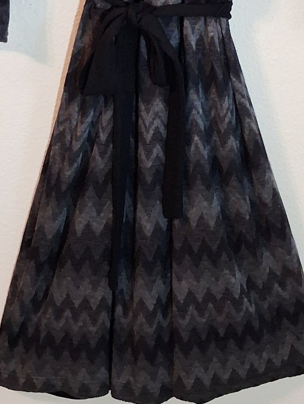 Halo Grey And Black Midi Dress Size XL Buisness Casual - Picture 5 of 8